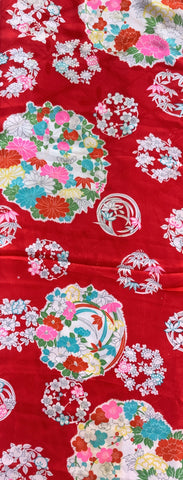 7948: 1930s Japan kimono silk, 54in.