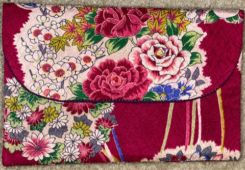 7583-1-BURGUNDY PURSE, flap side