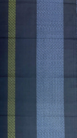 76022: 1960s Ohshima Tsumugi Silk,41in.