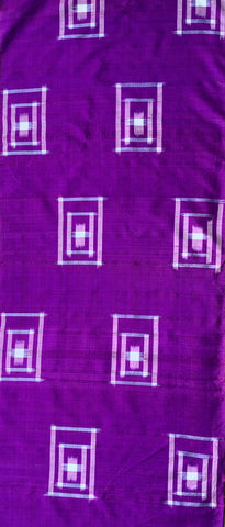 7935: 1930s Plum Meisen Silk, 56inches