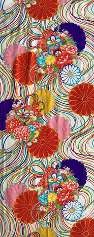 7443: 1960s Japanese Kimono Silk, 45in.