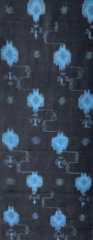 7446:1960s Japan Kasuri Indigo Fabric,57in.