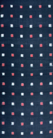 75721: 1930s Japan Meisen Silk, long view