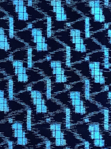 希少　KASURI Textiles Across the Seas vol04 7655:1960s Japanese Kasuri Ikat Deadstock Cotton Fabric 50in.Pc.