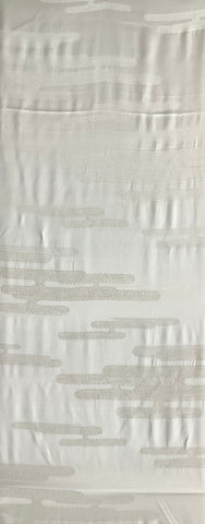 7666:80s Deadstock white kimono silk 66"