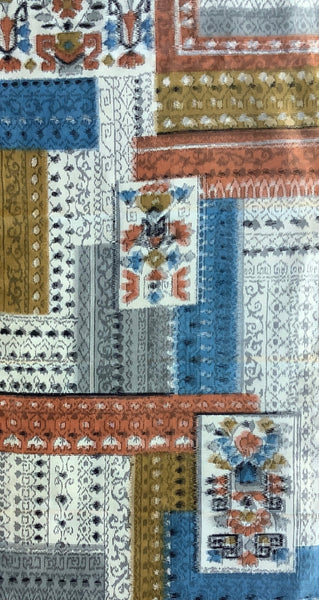 76922:1930-50s Japanese Meisen Silk 38in. Piece (AraiHari