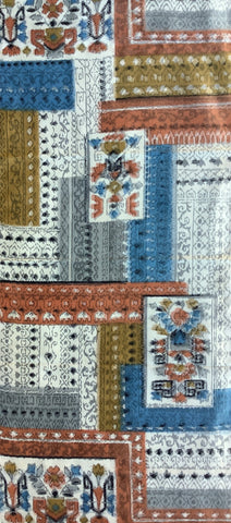 76921: 1950s Japanese Meisen Silk, 49in.