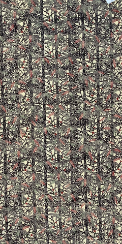 79502: 1960s Bingata Motif Silk40inches