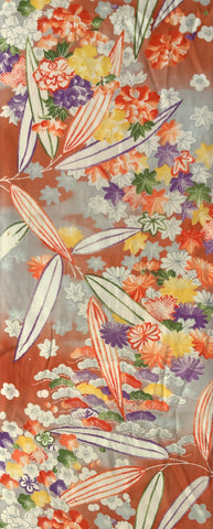 7967: 1930s Japan Kimono Silk 58inches