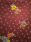 6435: 1950s Japanese Silk Fabric. close1