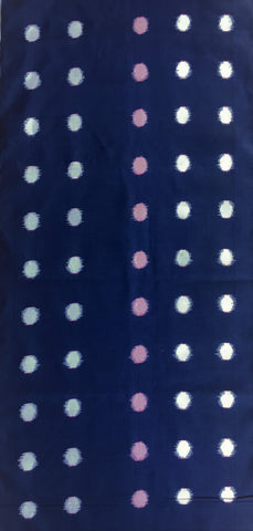 6978: 1950s Meisen Silk, polka dots, long