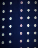 6978: 1950s Meisen Silk, polka dots,close1