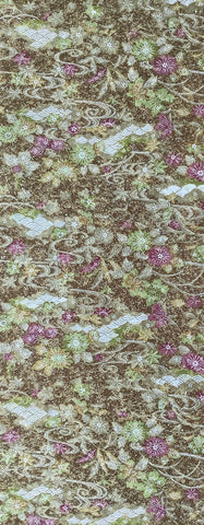 7071: 1990s Kimono Silk Fabric, longView