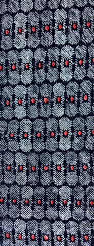7216: 1980s Japanese Tie-Dyed Silk,long