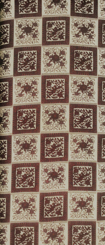 6245: 1960s Japanese silk, print, 1 yard