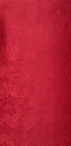 6566: 1980s Japanese Rusty-Red Silk, yard