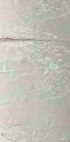 6706: 1960's Japanese Mock-Silk Nagajuban Fabric, Deadstock, 2yds