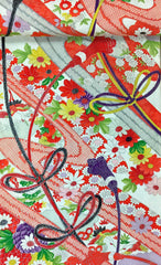 Vintage Japanese Kimono Fabrics by Pieces: Japanese Textile Silk Fabric Swatches
