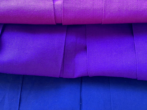 110-H3B: Lot of 3 Vintage Japanese Woman's Hakama (non-split, ceremonial types)