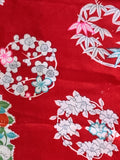 7948: 1930s Japan kimono silk, cmall orbs