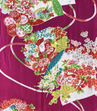 7521: 1930s Chirimen Kimono Silk,top