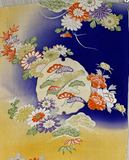 79471: 1930s Japan Silk temari w koto