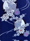 8134: 1980s Japan Yukata Cotton , top half