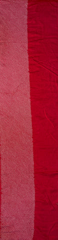 8149-2: 1980s Japanese Silk  Fabric 46in. Kanoko-Shibori Nagajuban Piece Arai-Hari LONG VIEW