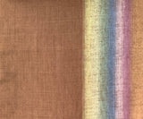 8151 1980s Nishijin silk bokashi rainbow closeup
