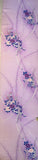 4152: 1980s Japanese Furisode Silk, 2yds view; pale lavender, gradation, flowers,more
