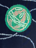 7424: 1960s Japanese kimono Silk,close2