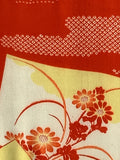 7428:1940s Nagajuban Silk, closeup