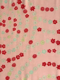 7426:1960s Japan Silk fabric, closeup1