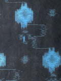 7446:1960s Japan Kasuri Indigo Fabric,close2