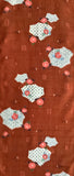 7456:1980s Tsumugi Silk Kimono Fabric,62in.
