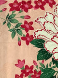 7466: 1930s Japan Kimono Silk, closeup