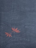 7525: 1960s Black Silk, bamboo leaves2