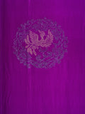 7633: 60s Japanese Kimono Silk, Phoenix