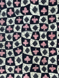 7695-1:1950s Japan Meisen Silk,middle