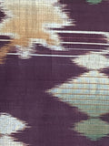 7699:1950s Japan Meisen Silk, closeup