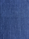 77111:30s Indigo Blue Pinstriped, closeup