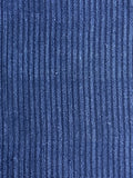 77112:30s Indigo Blue Pinstriped, closeup