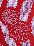 7746:1950s Nagajuban Silk,closeup