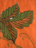 7761: chrysanthemums leaf closeup