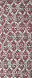 7819: 1960s Japanese Silk Summer Kimono Fabric, Sheer 48 in. Silk,Heart-Spades