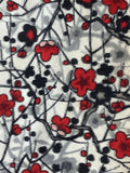 79242: 1950s Japan MeisenSilk plum blossoms