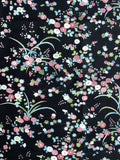 79722: 1980s Japanese Kimono Silk,closeup