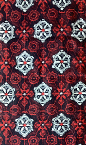 79752: 1950s Meisen Silk, 38 in. view