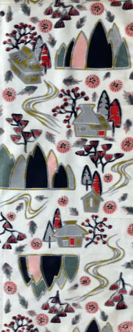 7979: 50s Meisen SIlk, Countryside, 48in.