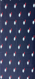79981: 1950s Black Meisen Silk, 61inches